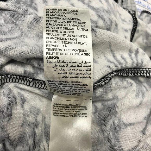 Chico’s Zenergy Stretchy Floral Print Blouse M - Picture 7 of 7